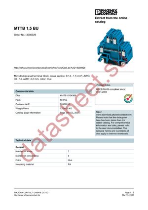 3000926 datasheet  